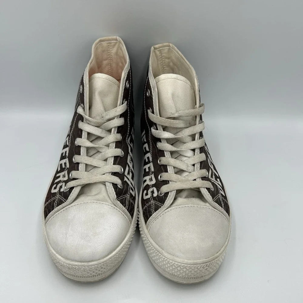 Unisex Jeffers High Top Canvas Sneakers Men Size 7 Women's Size 9‎